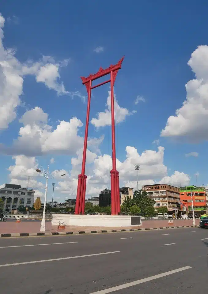เสาชิงช้า บรรยากาศ