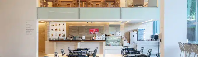 MOCA Café ภายในพิพิธภัณฑ์ MOCA BANGKOK